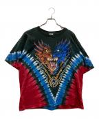UNIVERSAL Originalユニバーサル オリジナル）の古着「90's USA製 Dueling Dragons Tee」｜ブラック×ブルー
