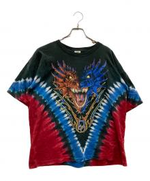 UNIVERSAL Original（ユニバーサル オリジナル）の古着「90's USA製 Dueling Dragons Tee」｜ブラック×ブルー