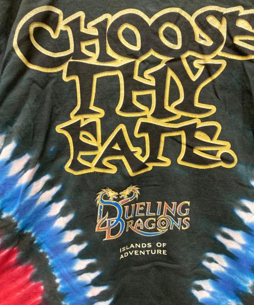 UNIVERSAL Original（ユニバーサル オリジナル）UNIVERSAL Original (ユニバーサル オリジナル) 90's USA製 Dueling Dragons Tee ブラック×ブルー サイズ:Lの古着・服飾アイテム