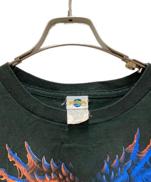UNIVERSAL Original（ユニバーサル オリジナル）UNIVERSAL Original (ユニバーサル オリジナル) 90's USA製 Dueling Dragons Tee ブラック×ブルー サイズ:Lの古着・服飾アイテム