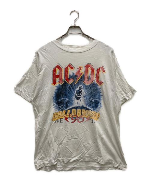 AC/DC（エーシー・ディーシー）AC/DC (エーシー・ディーシー) 1996 Ballbreaker Tour Tee ホワイト サイズ:不明の古着・服飾アイテム