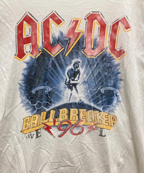 AC/DC（エーシー・ディーシー）AC/DC (エーシー・ディーシー) 1996 Ballbreaker Tour Tee ホワイト サイズ:不明の古着・服飾アイテム