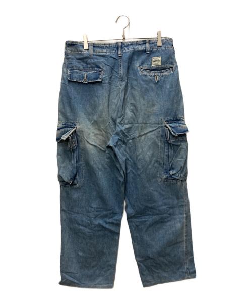 RRL（ダブルアールエル）RRL (ダブルアールエル) 90's デニムカーゴパンツ インディゴ サイズ:81cmの古着・服飾アイテム