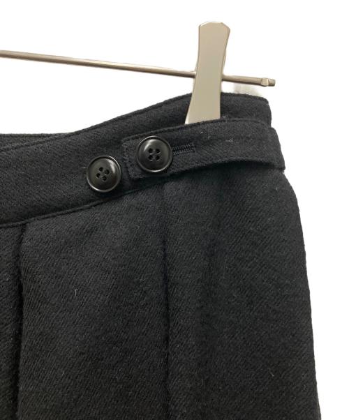 Y's（ワイズ）Y's (ワイズ) ウールスカート ブラック サイズ:2の古着・服飾アイテム