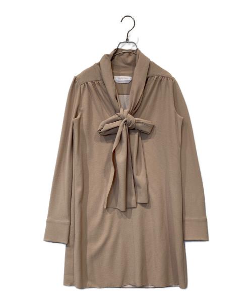 SEE BY CHLOE（シーバイクロエ）SEE BY CHLOE (シーバイクロエ) プッシーボウドレス　S6ARO03-S6A014 ベージュ サイズ:34の古着・服飾アイテム