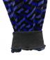 中古・古着 VERSACE (ヴェルサーチェ) La Greca Print Chenille Trackpants ネイビー サイズ:XL：13000円