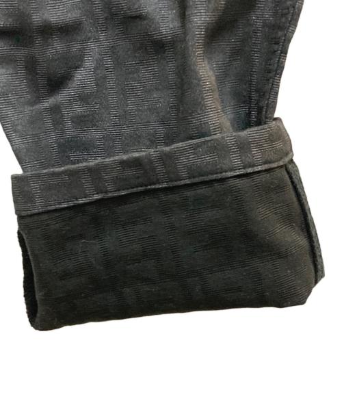 FENDI（フェンディ）FENDI (フェンディ) ズッカ柄デニムパンツ ブラック サイズ:46の古着・服飾アイテム