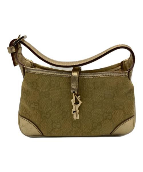 GUCCI（グッチ）GUCCI (グッチ) パーティー ポーチ ベージュの古着・服飾アイテム