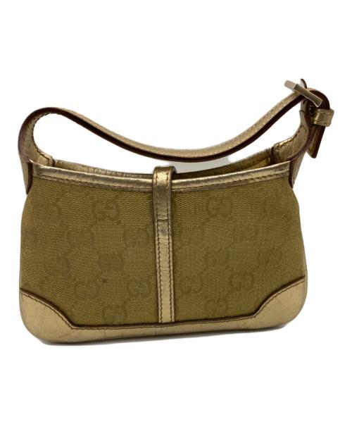 GUCCI（グッチ）GUCCI (グッチ) パーティー ポーチ ベージュの古着・服飾アイテム