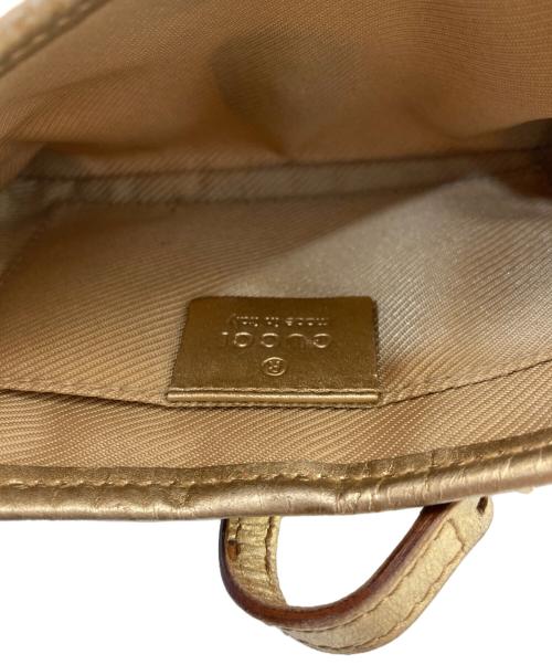 GUCCI（グッチ）GUCCI (グッチ) パーティー ポーチ ベージュの古着・服飾アイテム