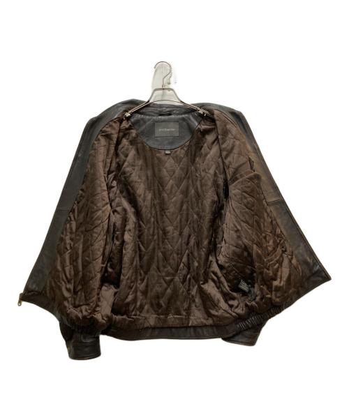 CROFT&BARROW（クロフトアンドバロー）CROFT&BARROW (クロフトアンドバロー) 90's レザーブルゾン ブラウン サイズ:Ⅼの古着・服飾アイテム