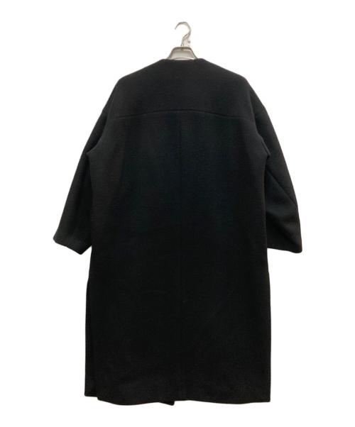 DEUXIEME CLASSE（ドゥーズィエム クラス）DEUXIEME CLASSE (ドゥーズィエム クラス) ノーカラーオーバーコート ネイビー サイズ:FREEの古着・服飾アイテム