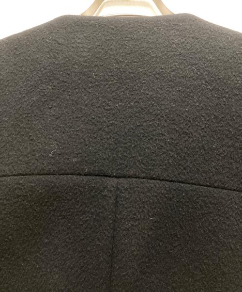 DEUXIEME CLASSE（ドゥーズィエム クラス）DEUXIEME CLASSE (ドゥーズィエム クラス) ノーカラーオーバーコート ネイビー サイズ:FREEの古着・服飾アイテム