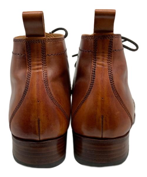 chausser（ショセ）chausser (ショセ) CORDOVAN CHUKKA BOOTS ブラウン サイズ:25 1/2の古着・服飾アイテム
