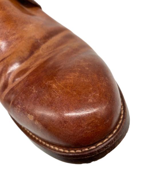 chausser（ショセ）chausser (ショセ) CORDOVAN CHUKKA BOOTS ブラウン サイズ:25 1/2の古着・服飾アイテム