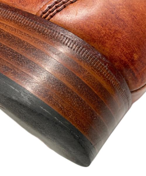 chausser（ショセ）chausser (ショセ) CORDOVAN CHUKKA BOOTS ブラウン サイズ:25 1/2の古着・服飾アイテム