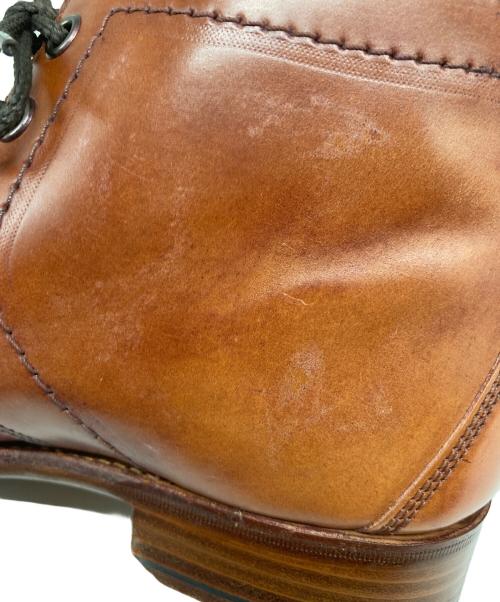 chausser（ショセ）chausser (ショセ) CORDOVAN CHUKKA BOOTS ブラウン サイズ:25 1/2の古着・服飾アイテム