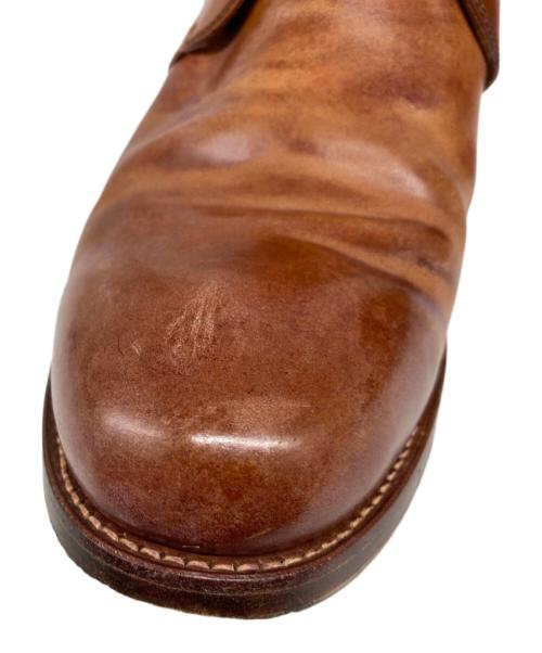 chausser（ショセ）chausser (ショセ) CORDOVAN CHUKKA BOOTS ブラウン サイズ:25 1/2の古着・服飾アイテム