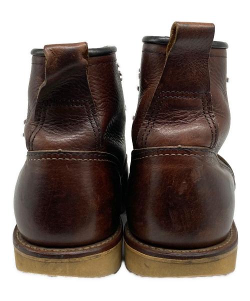 RED WING（レッドウィング）RED WING (レッドウィング) ラインマン/レースアップブーツ ブラウン サイズ:US 8の古着・服飾アイテム