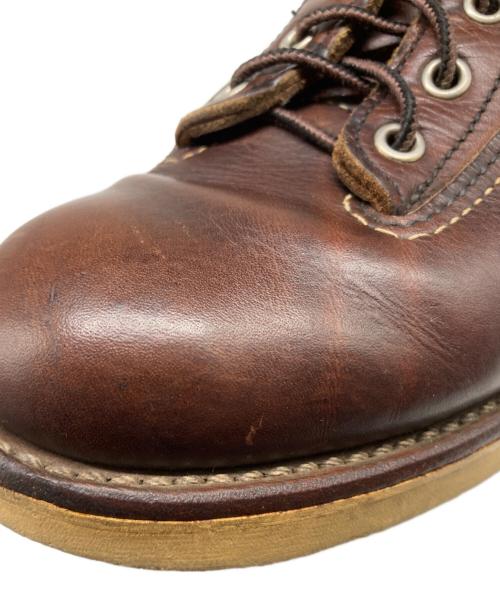 RED WING（レッドウィング）RED WING (レッドウィング) ラインマン/レースアップブーツ ブラウン サイズ:US 8の古着・服飾アイテム