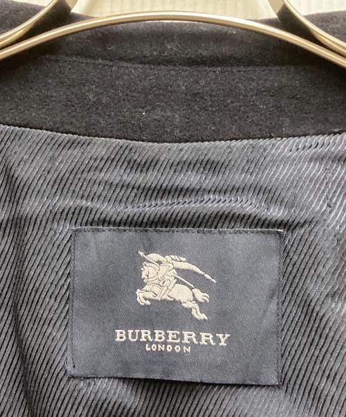 BURBERRY LONDON（バーバリーロンドン）BURBERRY LONDON (バーバリーロンドン) ウールステンカラーコート ネイビー サイズ:Ⅼの古着・服飾アイテム