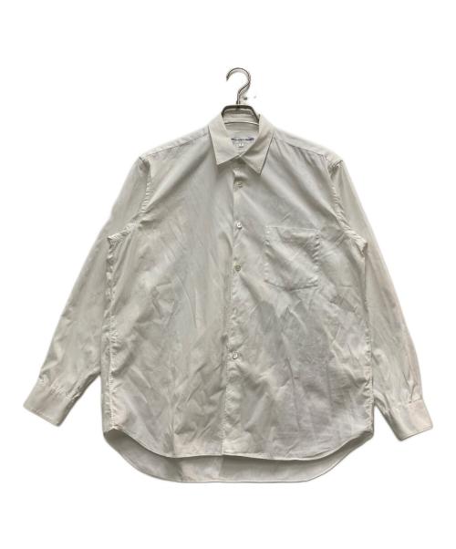 COMME des GARCONS SHIRT（コムデギャルソンシャツ）COMME des GARCONS SHIRT (コムデギャルソンシャツ) コットンポプリンレギュラーカラーシャツ ホワイト サイズ:Sの古着・服飾アイテム