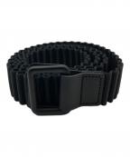 HOMME PLISSE ISSEY MIYAKEオム プリッセ イッセイ ミヤケ）の古着「プリーツベルト」｜ブラック