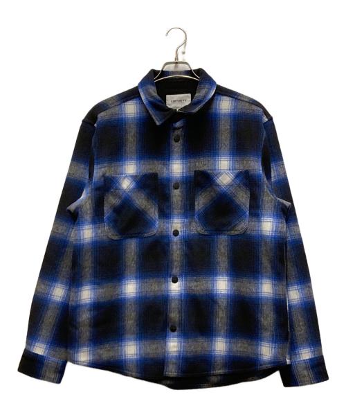 Carhartt WIP（カーハート ワークインプログレス）CARHARTT WIP (カーハート ワークインプログレス) Moreau Shirt Jac ブルー サイズ:Mの古着・服飾アイテム