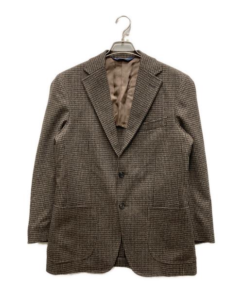 BROOKS BROTHERS（ブルックスブラザーズ）BROOKS BROTHERS (ブルックスブラザーズ) カシミヤ混テーラードジャケット ブラウン サイズ:Ｍの古着・服飾アイテム