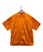 HUMAN MADEヒューマンメイド）の古着「OPEN COLLAR BD SHIRT」｜オレンジ