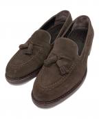 Jalan Sriwijayaジャランスリウァヤ）の古着「TIRTA EDWARD スウェードタッセルローファー」｜ブラウン