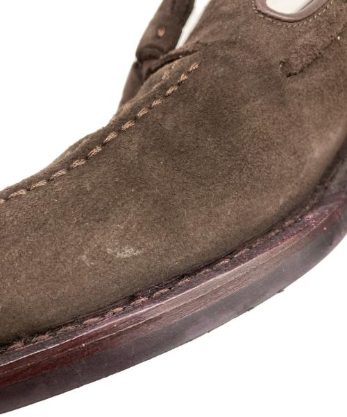 Jalan Sriwijaya（ジャランスリウァヤ）Jalan Sriwijaya (ジャランスリウァヤ) TIRTA EDWARD スウェードタッセルローファー ブラウン サイズ:6 1/2の古着・服飾アイテム