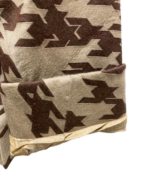 ANREALAGE（アンリアレイジ）ANREALAGE (アンリアレイジ) ハウンドトゥーストレンチコート ブラウン サイズ:40の古着・服飾アイテム