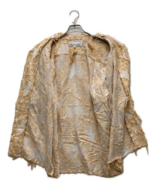 MIKAGE SHIN（ミカゲ シン）MIKAGE SHIN (ミカゲ シン) Cut Jacquard Half Shirt ベージュ サイズ:1の古着・服飾アイテム