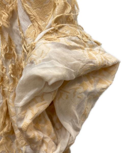 MIKAGE SHIN（ミカゲ シン）MIKAGE SHIN (ミカゲ シン) Cut Jacquard Half Shirt ベージュ サイズ:1の古着・服飾アイテム