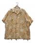 MIKAGE SHIN（ミカゲ シン）の古着「Cut Jacquard Half Shirt」｜ベージュ
