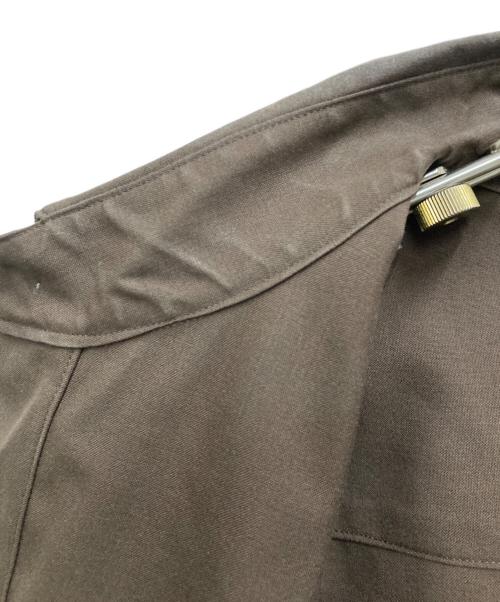 SUBLATIONS（サブレーションズ）SUBLATIONS (サブレーションズ) WASHABLE WOOL DRESS LONG SHIRT .05 ブラウン サイズ:FREEの古着・服飾アイテム