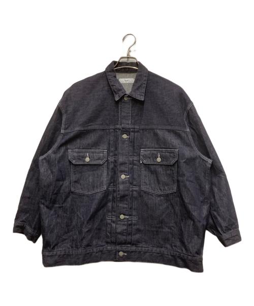 Graphpaper（グラフペーパー）Graphpaper (グラフペーパー) Colorfast Denim Blouson デニムジャケット ネイビー サイズ:1の古着・服飾アイテム