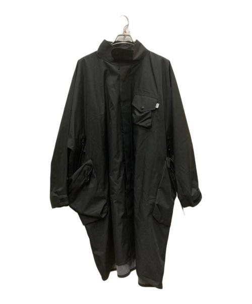 Comfy Outdoor Garment（コンフィアウトドアガーメント）COMFY OUTDOOR GARMENT (コンフィアウトドアガーメント) RAIN FALLS PONCHO ブラック サイズ:Lの古着・服飾アイテム