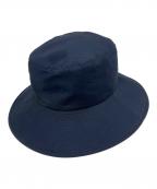 STUDIO NICHOLSONスタジオ ニコルソン）の古着「RISSO/BONDED COTTON WIDE BRIM HAT」｜ネイビー