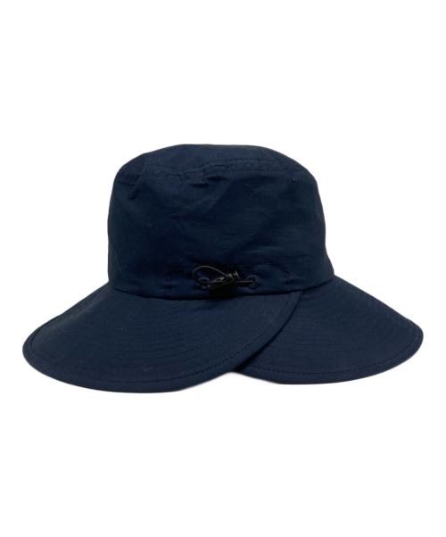 STUDIO NICHOLSON（スタジオ ニコルソン）STUDIO NICHOLSON (スタジオ ニコルソン) RISSO/BONDED COTTON WIDE BRIM HAT ネイビーの古着・服飾アイテム