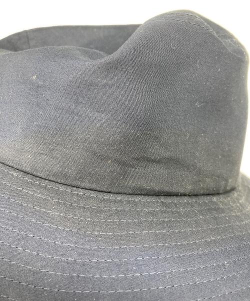 STUDIO NICHOLSON（スタジオ ニコルソン）STUDIO NICHOLSON (スタジオ ニコルソン) RISSO/BONDED COTTON WIDE BRIM HAT ネイビーの古着・服飾アイテム