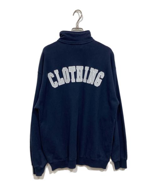 X-LARGE（エクストララージ）X-LARGE (エクストララージ) ハーフジップスウェット ネイビー サイズ:Mの古着・服飾アイテム