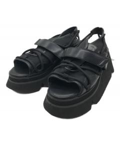 中古・古着通販】Ganni (ガニー) STUDDED LEATHER MULE ブラック