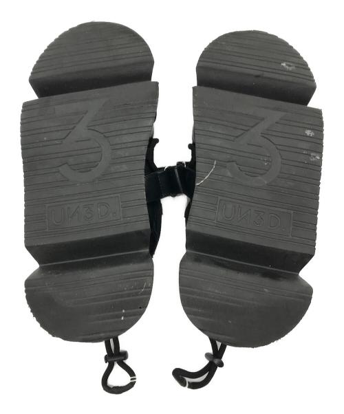UN3D.（アンスリード）UN3D. (アンスリード) WAVE CODE VOLUME SOLE SANDAL ブラック サイズ:37相当の古着・服飾アイテム