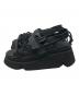 UN3D. (アンスリード) WAVE CODE VOLUME SOLE SANDAL ブラック サイズ:37相当：10000円