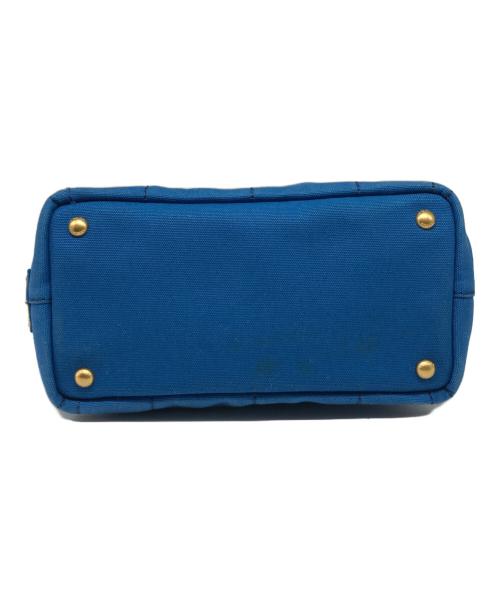 PRADA（プラダ）PRADA (プラダ) カナパ2wayミニトートバッグ ブルーの古着・服飾アイテム