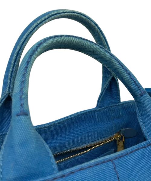 PRADA（プラダ）PRADA (プラダ) カナパ2wayミニトートバッグ ブルーの古着・服飾アイテム