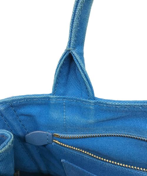 PRADA（プラダ）PRADA (プラダ) カナパ2wayミニトートバッグ ブルーの古着・服飾アイテム