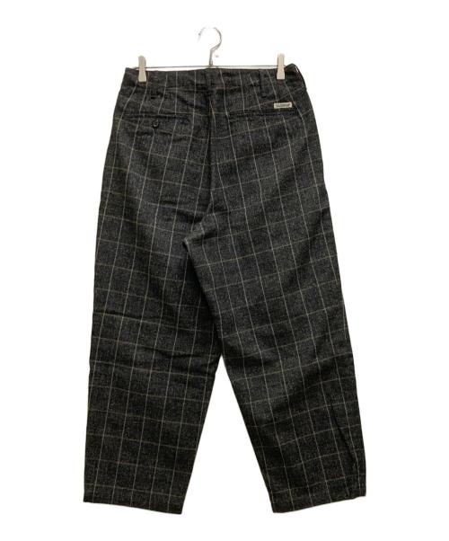 COOTIE（クーティー）COOTIE (クーティー) ウールチェックパンツ グレー サイズ:Sの古着・服飾アイテム